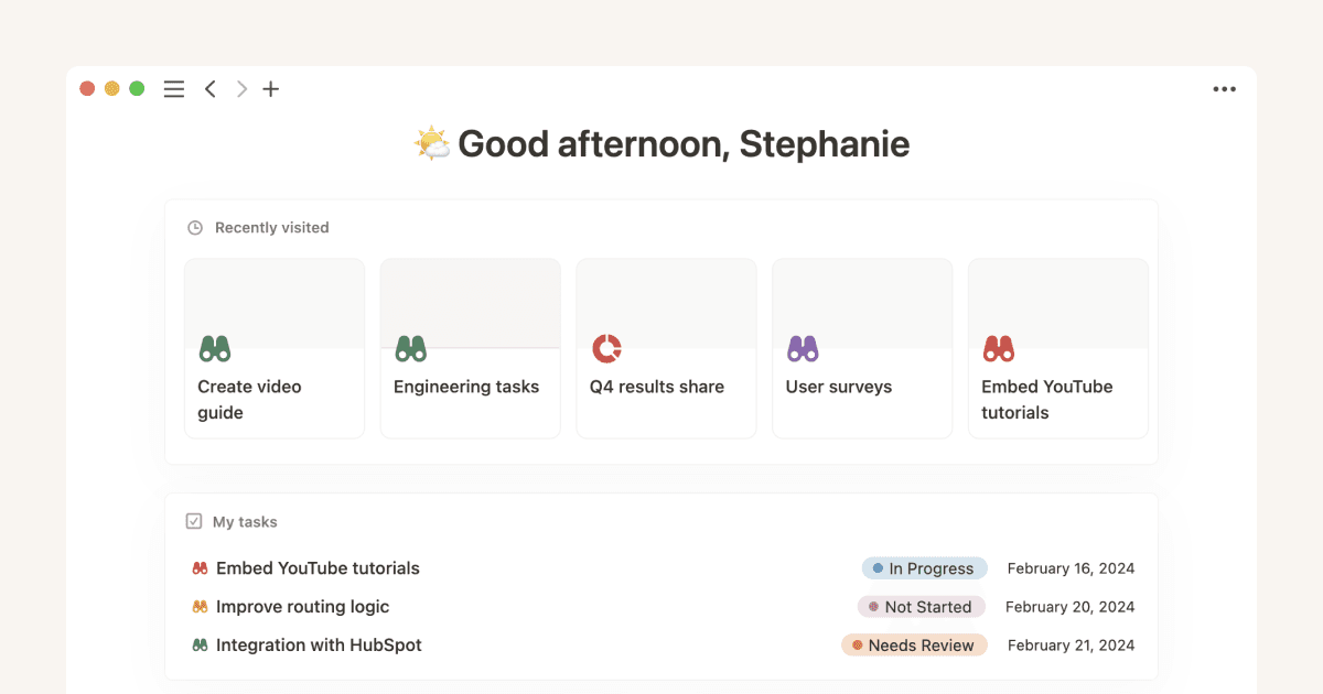 Mit Aufgaben-Datenbank finden deine To-dos ihr Zuhause