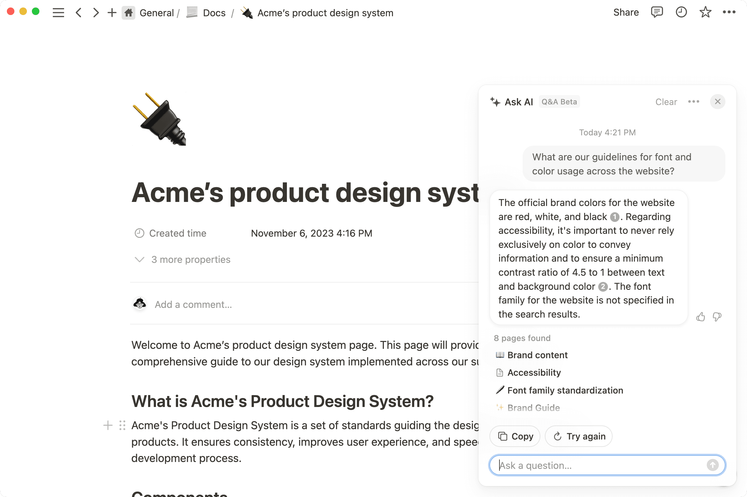 Nutze Informationen aus deinem gesamten Workspace, ohne aus dem Flow zu kommen.