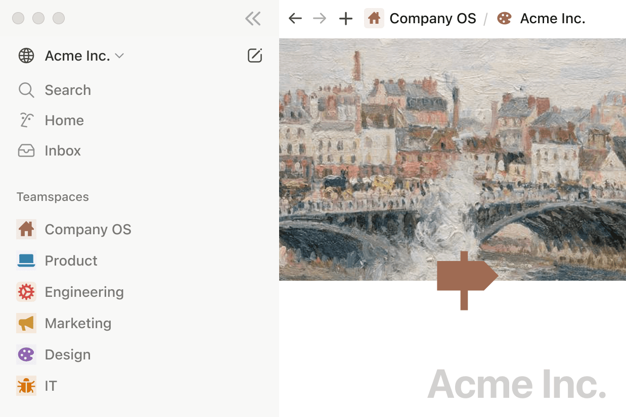 Acme Inc. Unternehmens-Wiki