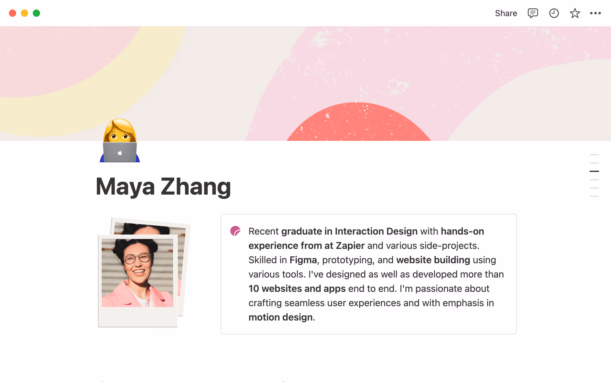 Veröffentliche alles mit nur wenigen Klicks.